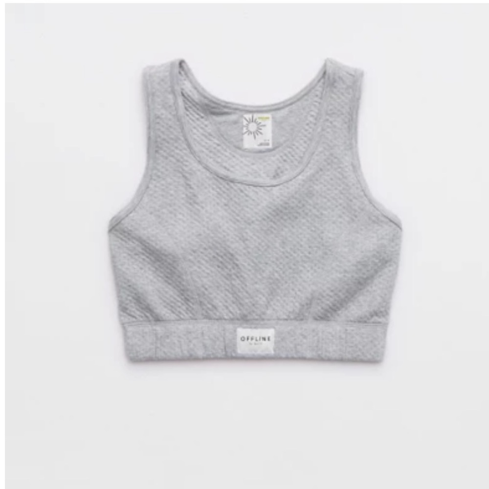 Set Aerie Offline Light Gray Sweat Suit - Picture 3 of 10